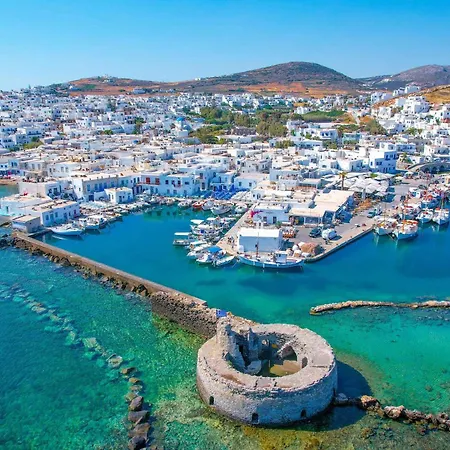 Beautiful Paros 1 Bedroom Rock Private Jacuzzi Garden View Naousa Villa
